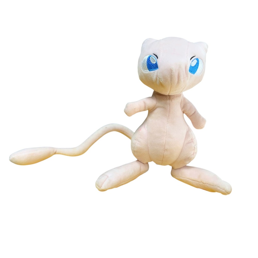 Pokemon Mew Plush Stuffed Animal Pink Mythical‎ 2024 Nintendo Game Freak Toy